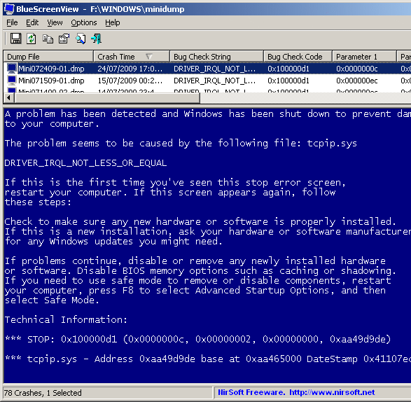 bluescreen view