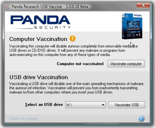 panda-usb-vaccine-screenshot