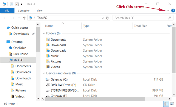 show-the-ribbon-in-file-explorer