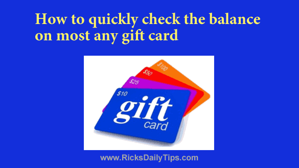 Gift Card Balance 101- Everything You Need To Know - Cashbackbase