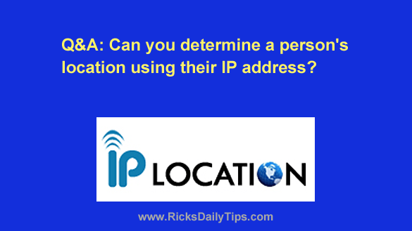 how to determine location based on ip address