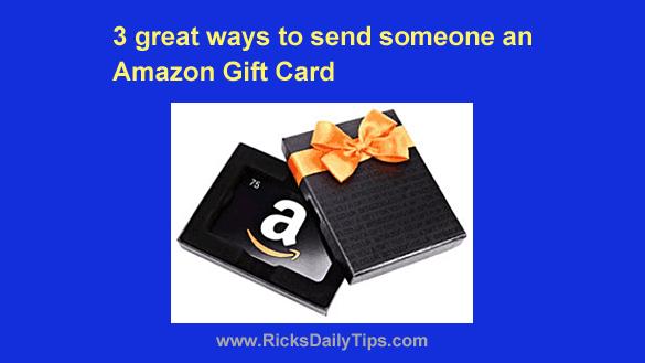 How to send anonymous gift on amazon