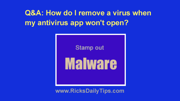 Windows-Antivirensoftware kann nicht glasisiert werden