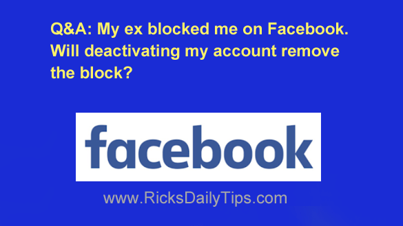On me did why blocked facebook you Being Blocked