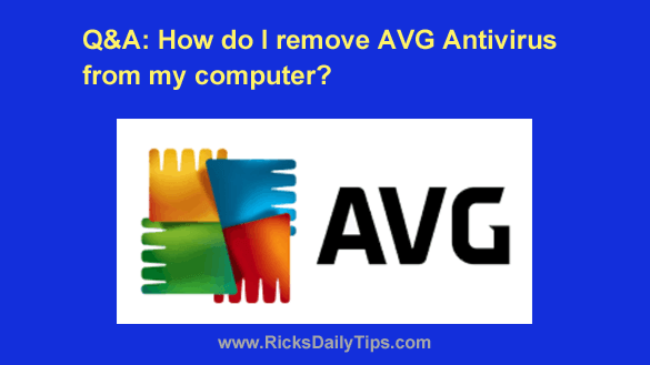 avg removal tool uninstall