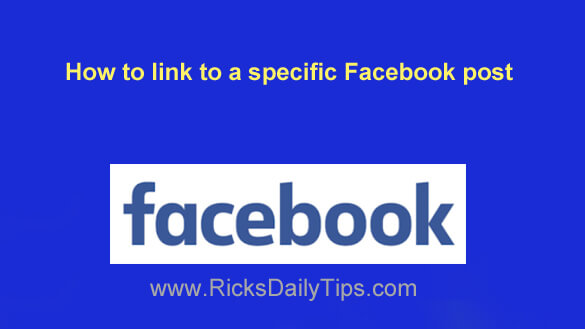 How to Generate a Link to Open a Specific Post in the Facebook App