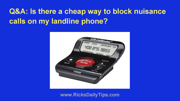 How To Stop Nuisance Calls