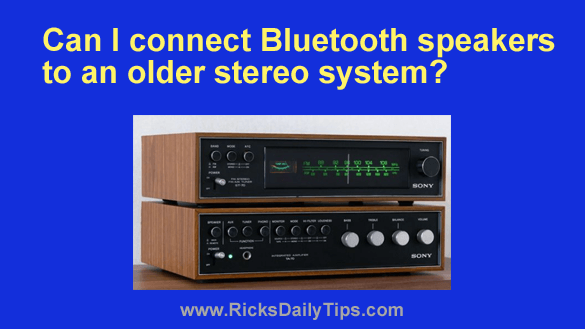 Bluetooth for vintage sales stereo