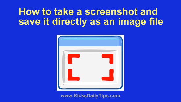 brysomme Preference Religiøs How to take a screenshot and save it directly as an image file
