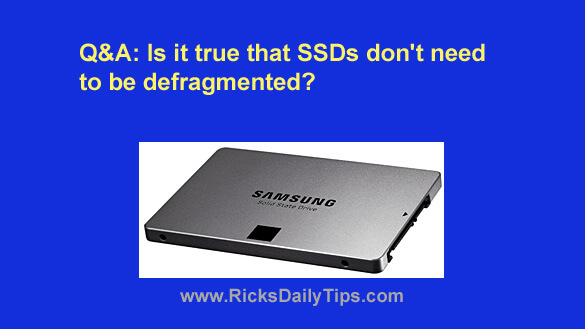 Defragging an ssd hotsell