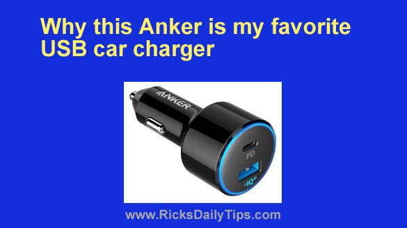 Why this Anker is my favorite USB car charger