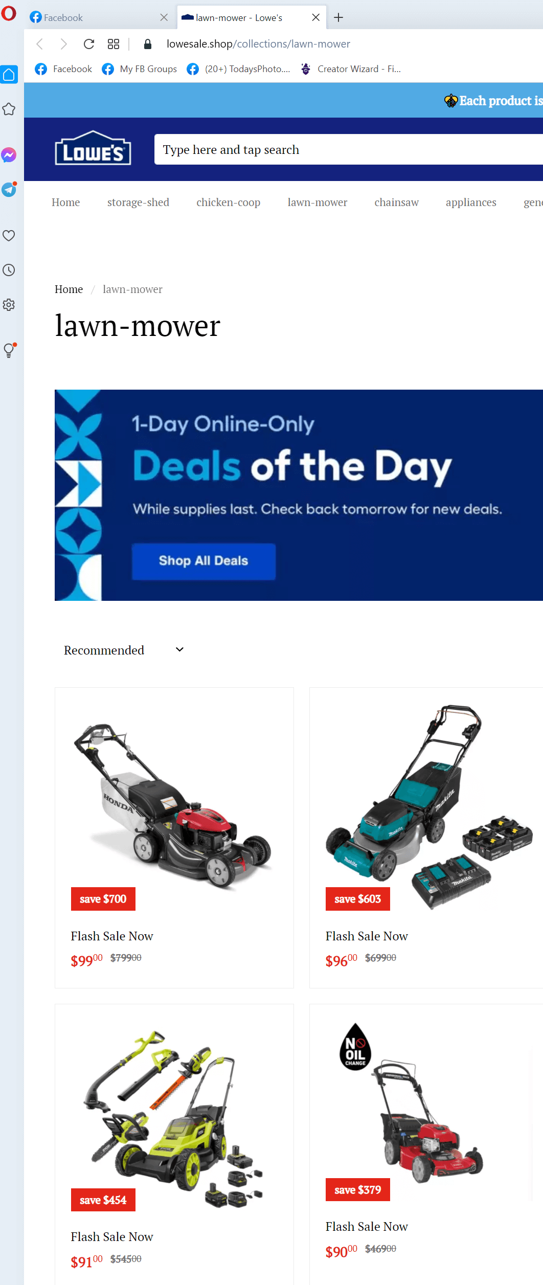 Scam alert Beware these dangerous fake Lowe s ads on Facebook