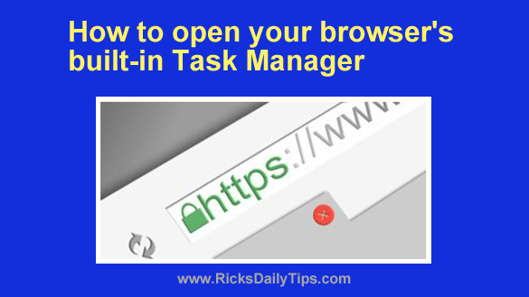 Using the Chrome Task Manager to Find In-Browser Miners