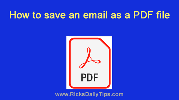 How To Save An Email As A PDF how-to-save-an-email-as-a-pdf