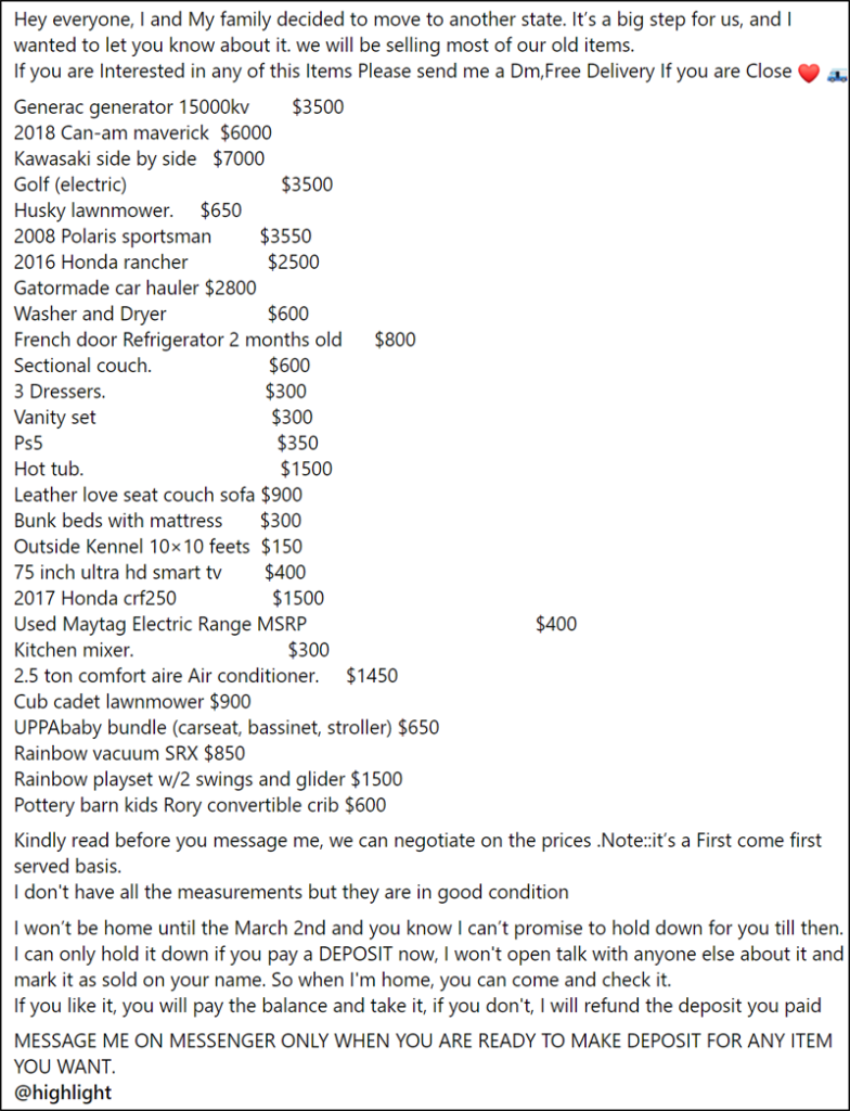 Scam Posts Scam alert: Beware this dangerous